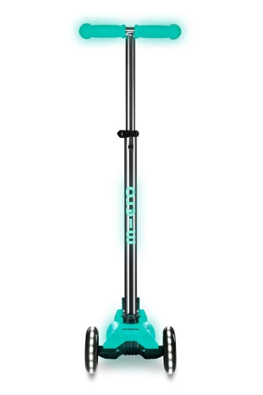 Micro Kickboard Micro Maxi Glow Plus LED Scooter - Jelly Green - MMD376