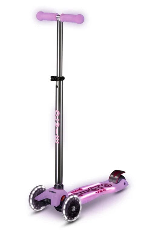 Micro Kickboard Micro Maxi Glow Plus LED Scooter - Luminous Purple - MMD378