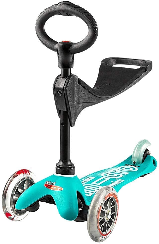 Micro Kickboard Micro Mini 3-in-1 Deluxe Scooter - Aqua - MMD011
