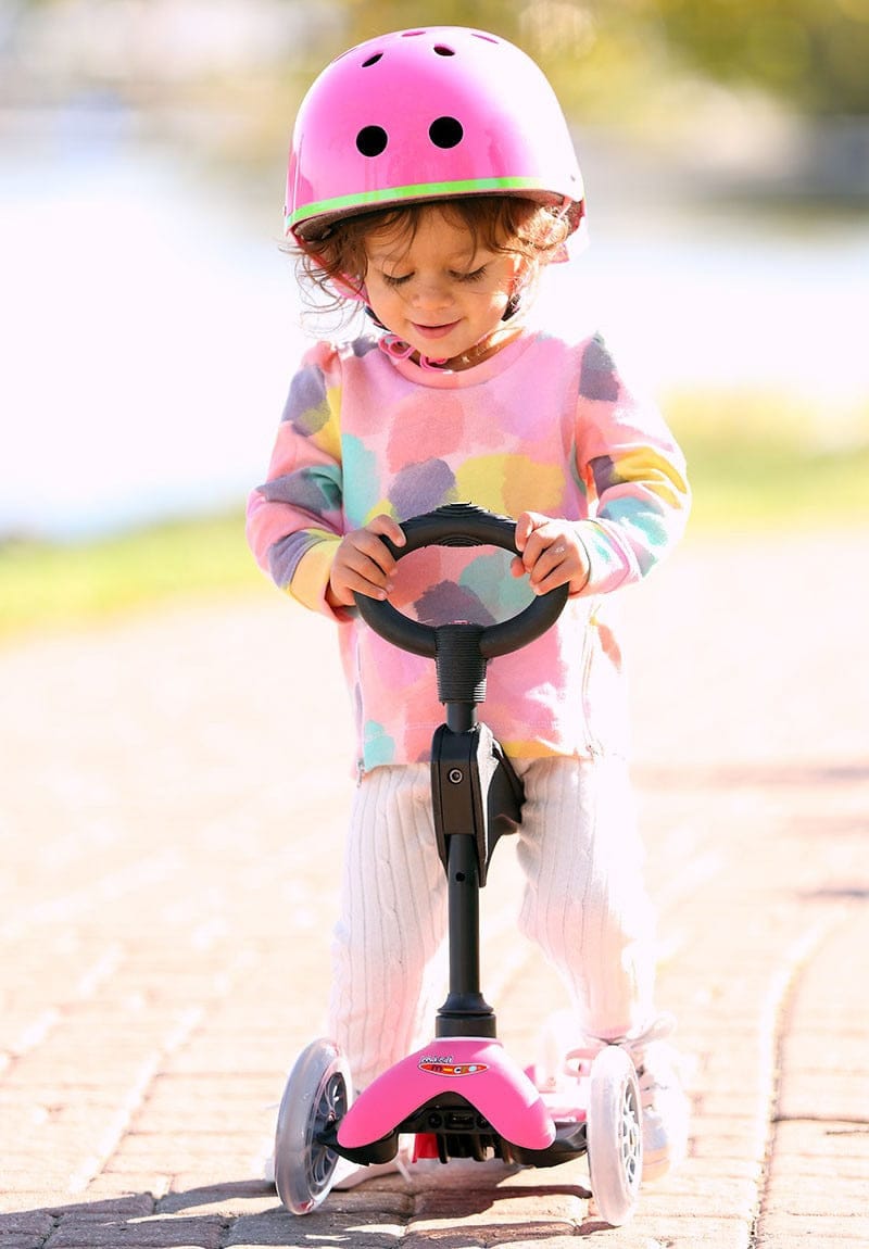 Micro Kickboard Micro Mini 3-in-1 Deluxe Scooter - Pink – Albee Baby
