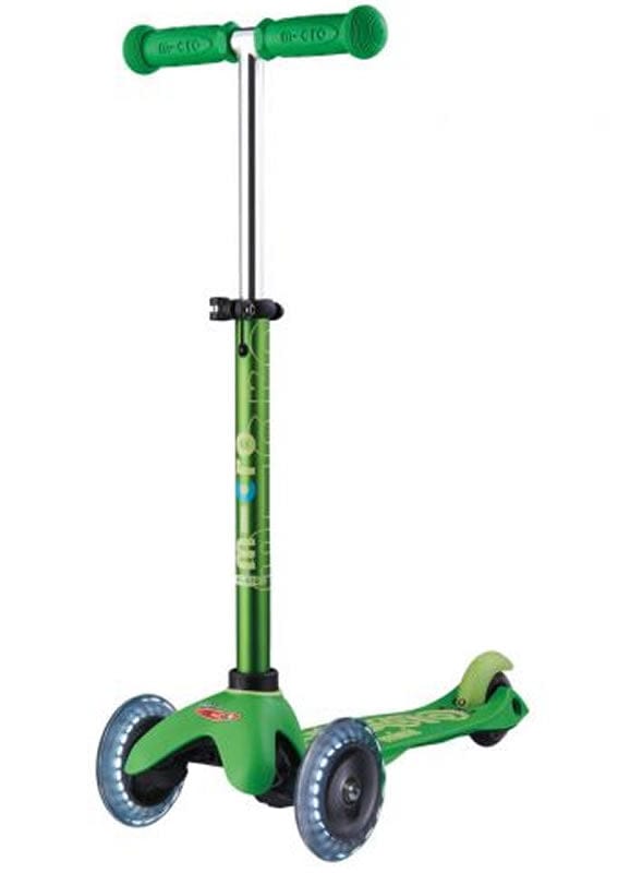 Micro Kickboard Micro Mini Deluxe LED Scooter - Green – Albee Baby