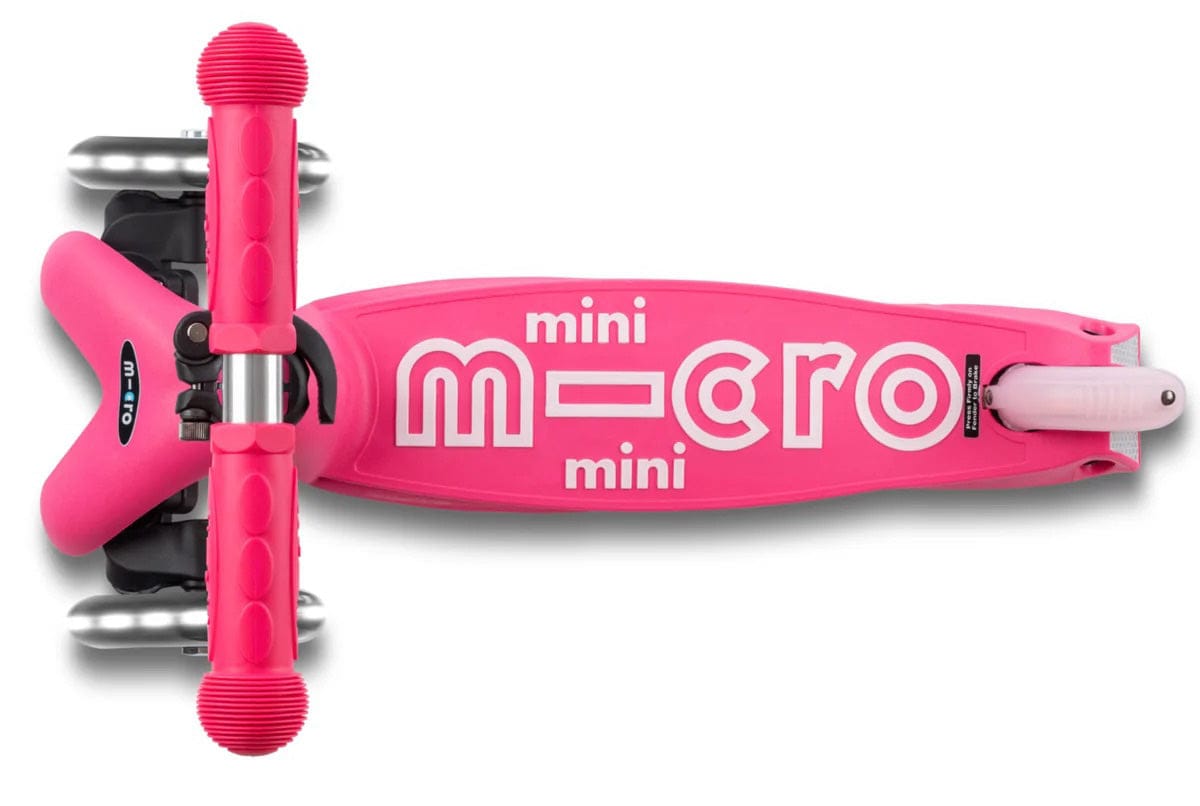 Micro Kickboard Micro Mini Foldable LED Scooter (2-5 Years) - Pink - MMD197