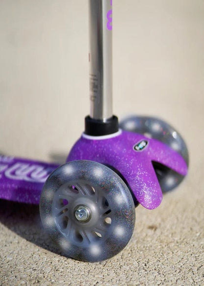 Micro Kickboard Micro Mini Glitter LED Scooter (2-5 years) - Fairy Purple - MMD207