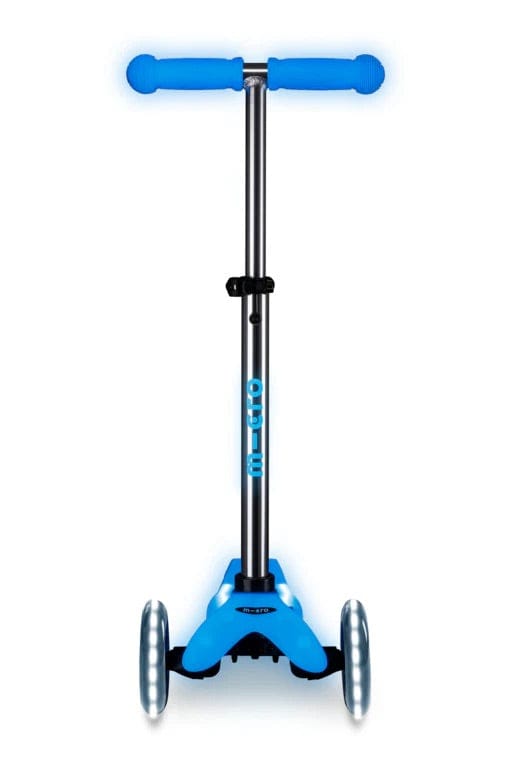 Micro Kickboard Micro Mini Glow Plus LED Scooter (2-5 years) - Arctic Blue - mmd211