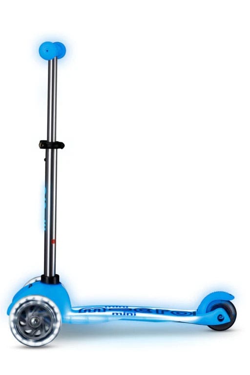 Micro Kickboard Micro Mini Glow Plus LED Scooter (2-5 years) - Arctic Blue - mmd211