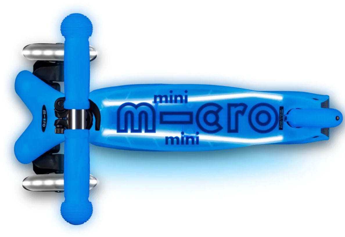 Micro Kickboard Micro Mini Glow Plus LED Scooter (2-5 years) - Arctic Blue - mmd211