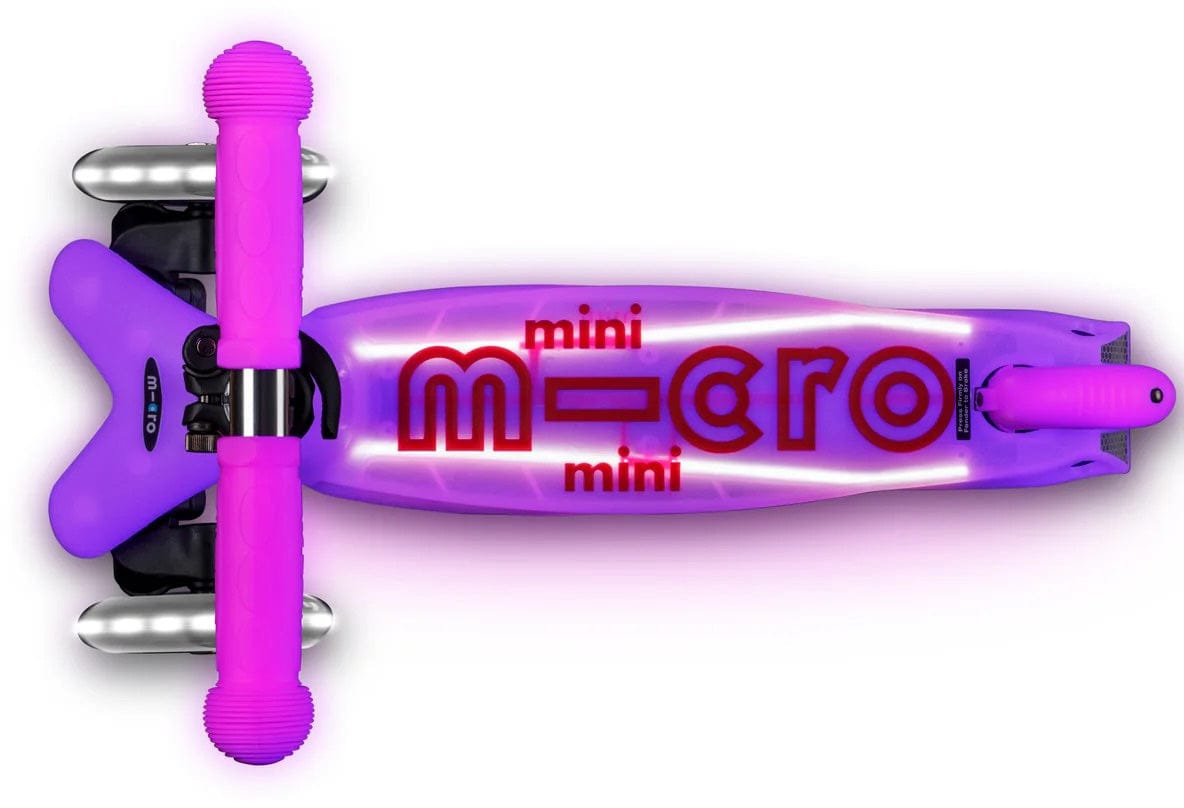 Micro Kickboard Micro Mini Glow Plus LED Scooter (2-5 years) - Frosty Pink - MMD213