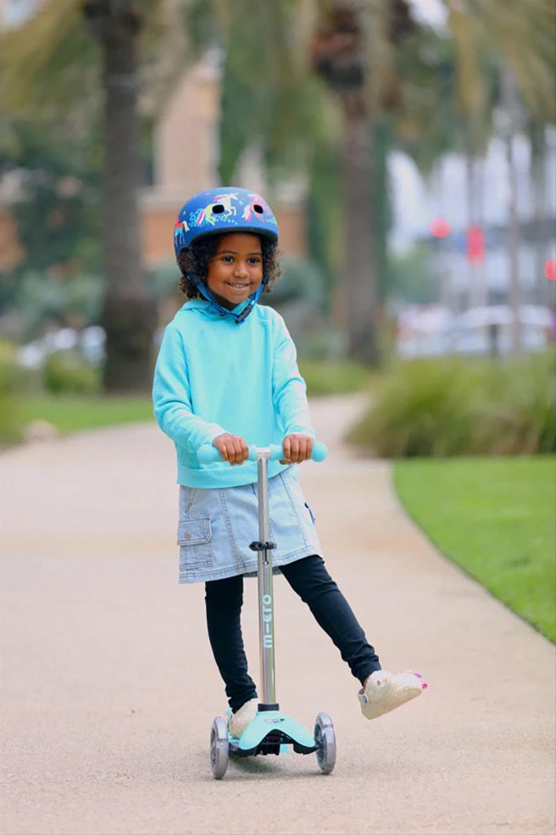 Micro Kickboard Micro Mini Glow Plus LED Scooter (2-5 years) - Glacier Aqua - MMD214