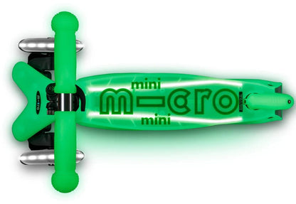 Micro Kickboard Micro Mini Glow Plus LED Scooter (2-5 years) - Icy Lime - MMD212