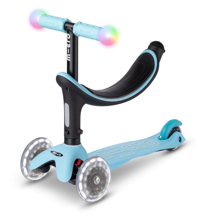Micro Kickboard Micro Mini2Grow Magic LED Scooter - Blue - MMD358