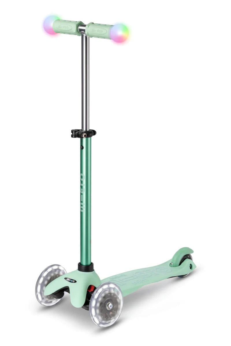 Micro Kickboard Micro Mini2Grow Magic LED Scooter - Mint - MMD357