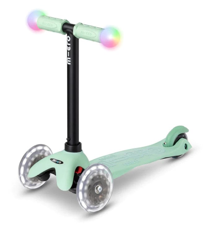Micro Kickboard Micro Mini2Grow Magic LED Scooter - Mint - MMD357