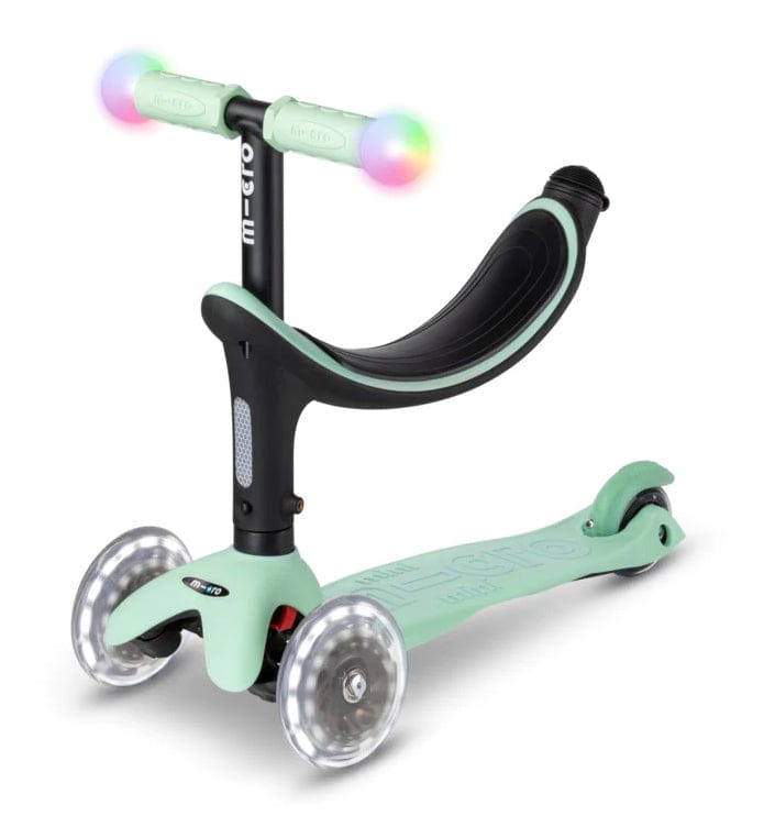 Micro Kickboard Micro Mini2Grow Magic LED Scooter - Mint - MMD357