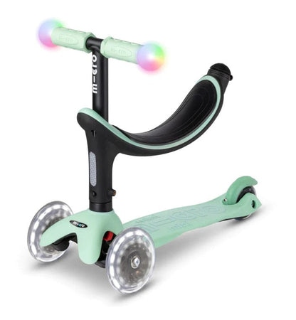 Micro Kickboard Micro Mini2Grow Magic LED Scooter - Mint - MMD357