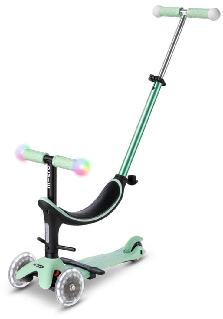Micro Kickboard Micro Mini2Grow Magic LED Scooter - Mint - MMD357