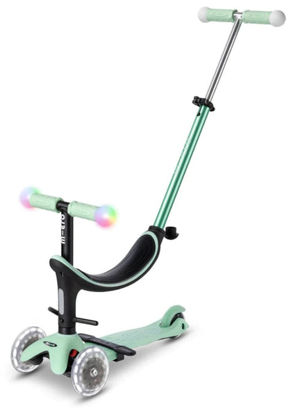 Micro Kickboard Micro Mini2Grow Magic LED Scooter - Mint - MMD357