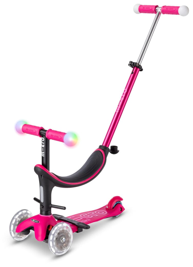 Micro Kickboard Micro Mini2Grow Magic LED Scooter - Pink