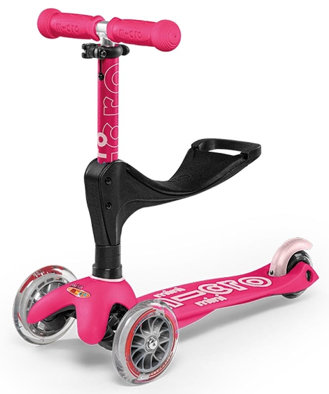 Micro Kickboard Mini 3-in-1 Deluxe Plus Scooter - Pink - MMD079