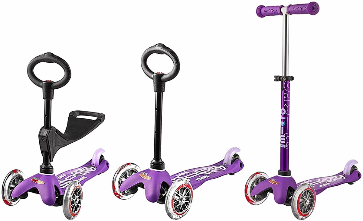 Micro Kickboard Mini 3-in-1 Deluxe Scooter - Purple - MMD012