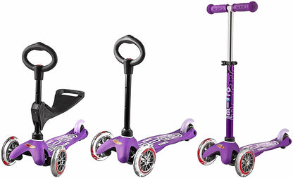 Micro Kickboard Mini 3-in-1 Deluxe Scooter - Purple - MMD012