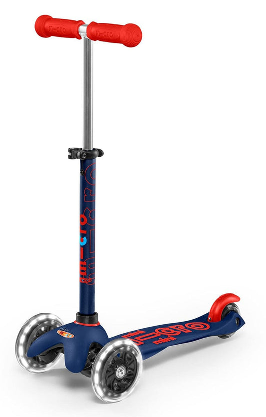 Micro Kickboard Mini Deluxe LED Scooter - Navy Blue - MMD118