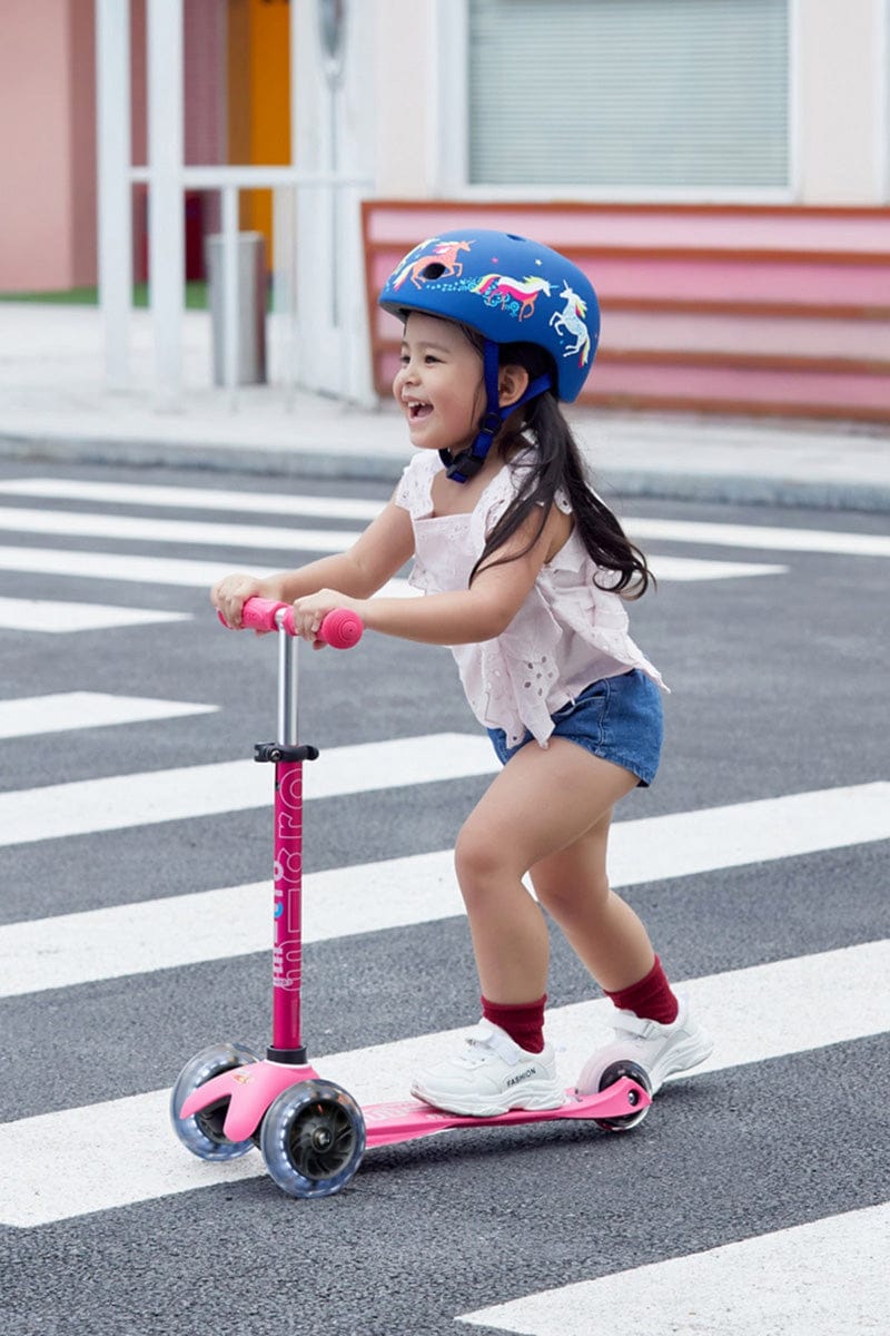 Micro Kickboard Mini Deluxe LED Scooter - Pink - MMD075
