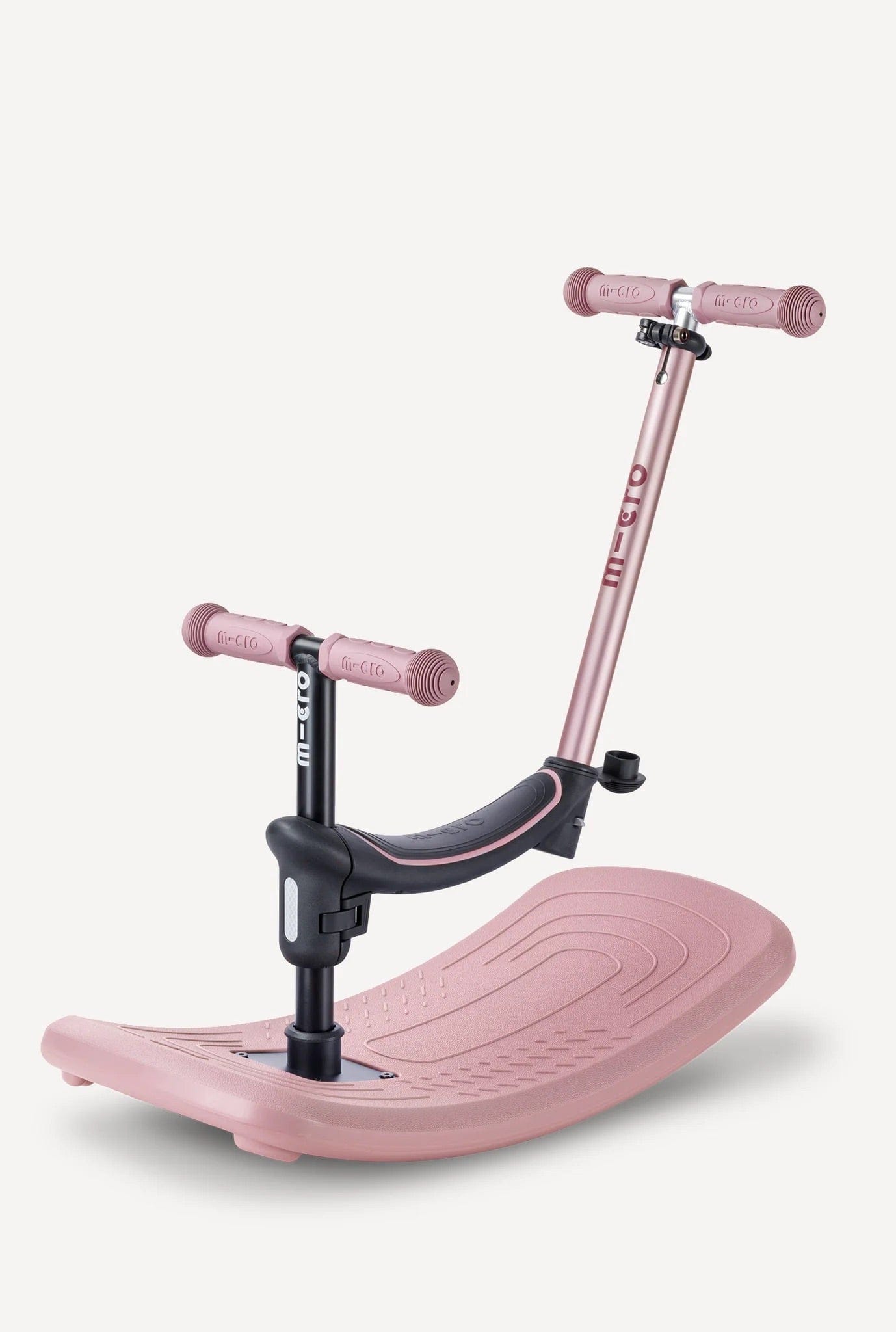 Micro Kickboard Mini Deluxe Rock & Go LED Scooter - Dusty Rose