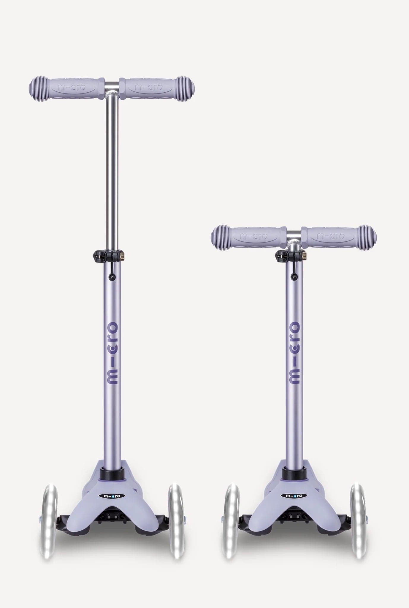 Micro Kickboard Mini Deluxe Rock & Go LED Scooter - Lavender Mist - MMD387