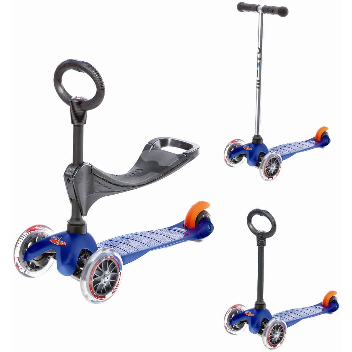 Micro Kickboard Mini Micro 3 in 1 Scooter in Blue