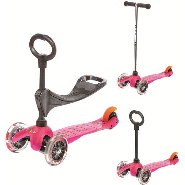 Micro Kickboard Mini Micro 3 in 1 Scooter in Pink - MM0085