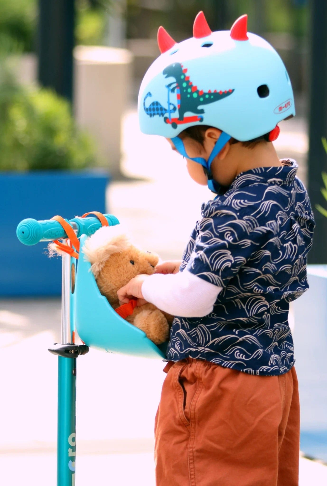 Micro Kickboard Scootaseatz - Aqua – Albee Baby