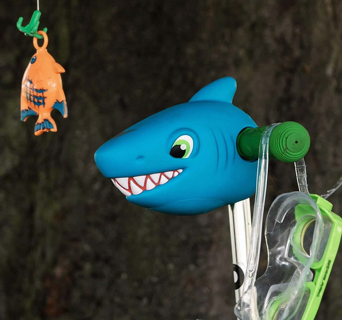 Micro Kickboard Scooter Heads by Scootaheadz - Blue Shark Surfing Sammy - AC4649