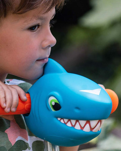 Micro Kickboard Scooter Heads by Scootaheadz - Blue Shark Surfing Sammy - AC4649