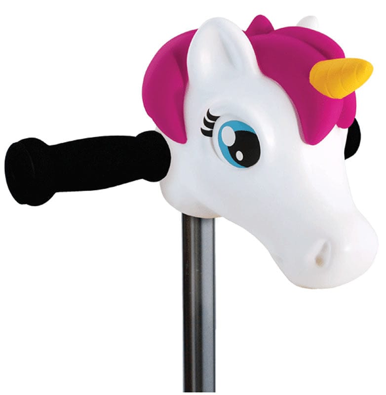 Micro Kickboard Scooter Heads by Scootaheadz - Unicorn Pretty Pearl - UNICORN-WHITE