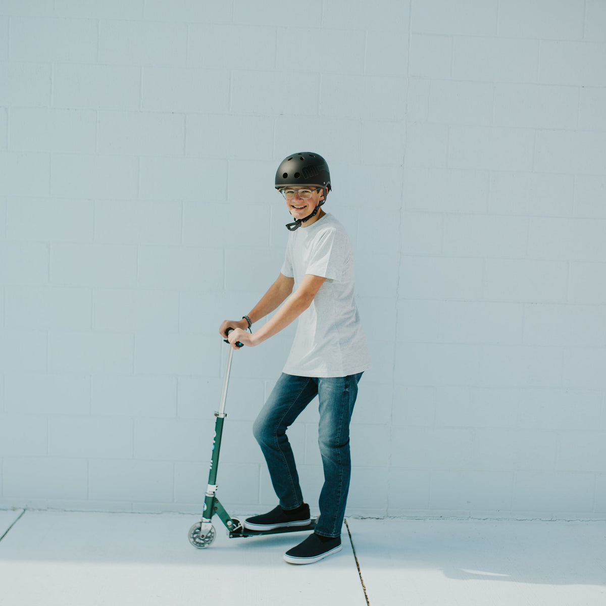 Micro Kickboard Sprite LED Scooter (Ages 6+) - Forest Green