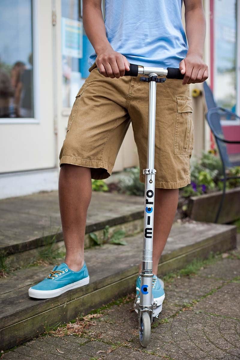 Micro Kickboard Sprite Scooter (6-Teen) - Silver - SA0019
