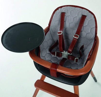 Micuna OVO City Max Luxe High Chair - Black/Honey (Albee Exclusive) - 8.43183E+12