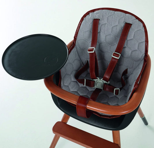 Micuna OVO City Max Luxe High Chair - Black/Honey (Albee Exclusive) - 8.43183E+12