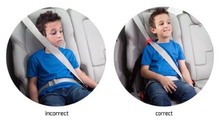Mifold Comfort Grab-and-Go Backless Belt Positioning Booster Car Seat - Charcoal Grey - MF12-US-CHL-B2C