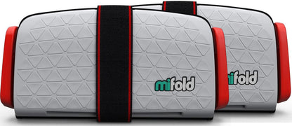 Mifold Grab-and-Go ackless Belt Positioning Booster Car Seat, 2-Pack - Pearl Grey - MF01-US-COM-2PK