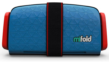 Mifold Grab-and-Go Backless Belt Positioning Booster Car Seat - Denim Blue - MF01-US-DBL