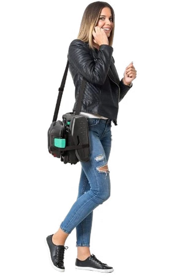 Mifold HiFold Fit-and-Fold Highback Belt-Postioning Booster Car Seat - Red - HF02-US-RED