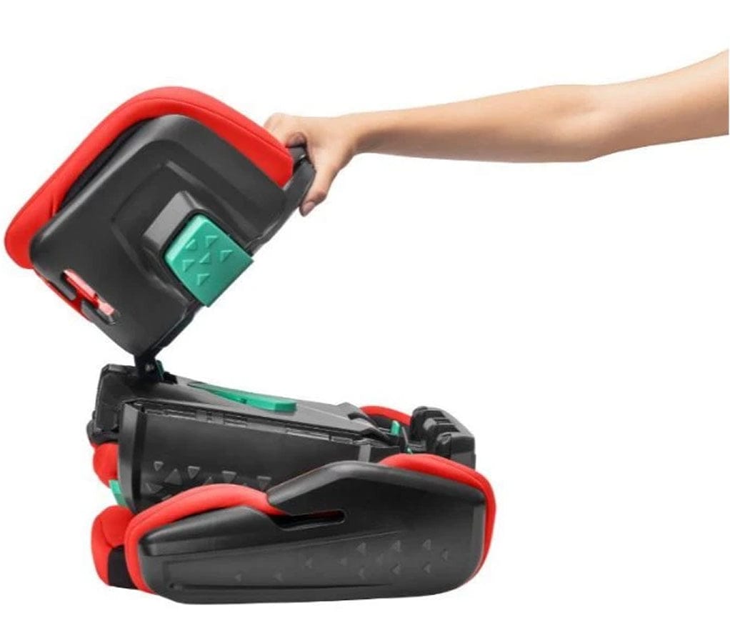 Mifold HiFold Fit-and-Fold Highback Belt-Postioning Booster Car Seat - Slate Grey - HF01-GL-GRY