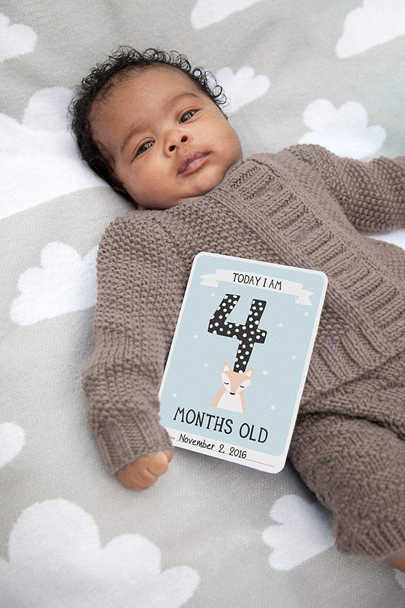 Milestone Baby Photo Cards - Over The Moon - LBWC-SET-ENG