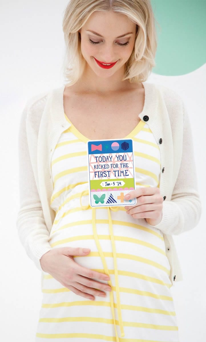 Milestone Pregnancy Cards - 2013-M