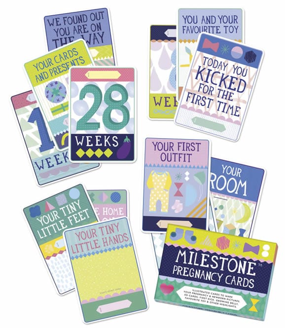Milestone Pregnancy Cards - 2013-M