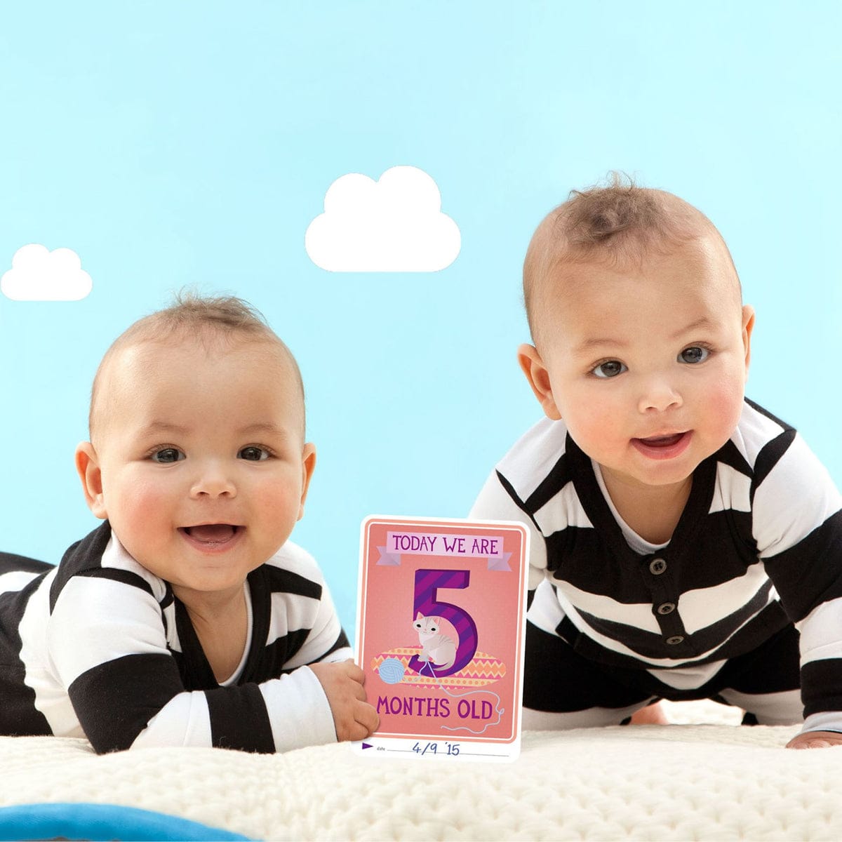 Milestone The Original Baby Cards - Twins - MBCT-SET-ENG