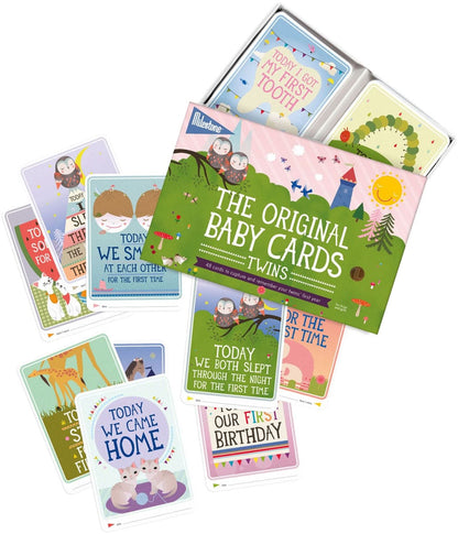 Milestone The Original Baby Cards - Twins - MBCT-SET-ENG