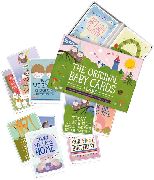Milestone The Original Baby Cards - Twins - MBCT-SET-ENG