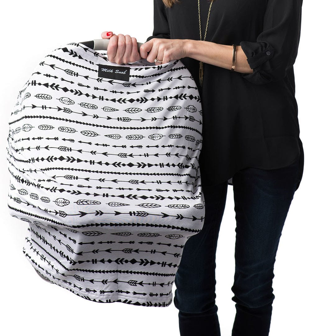Milk Snob Infant Car Seat & Nursing Cover - Arrows - MS-ARROWS